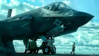 F-35C Launch From Aircraft Carrier &bull; View From The Bubble