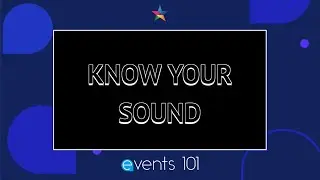 Events 101 | Sound | Osie Pinto