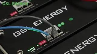 GSL ENERGY 3U Lifepo4 Battery 5Kwh 48V 100Ah Storage System Batteries Server Rack Battery