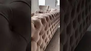 New Model Chesterfield Sofa  #chester #sofa #furniture #shorts #youtubeshorts