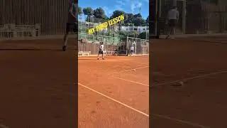 My thrid lesson so far 😁 #tennis #marbella #spain #atp #beach #lesson #sunset