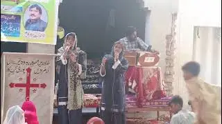 Her okhi tha ty ao Meri hami perda by(revival sisters)in Pakistan live metting  machiwal afternoon 