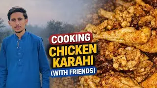 My First vlog with friends🫂 # Own made chicken Karahi #Enjoy a beautiful weather ❤️