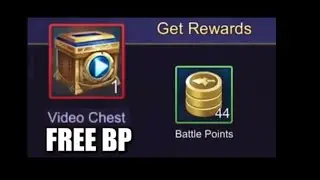 Paano makuha ang free battle points sa video chest | Mobile Legends
