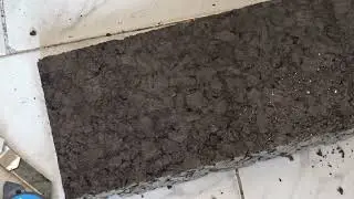 Insulate wall with expanded cork boards