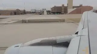 American Airlines Airbus A319-132 [N828AW] push back, start up, and takeoff from PHX