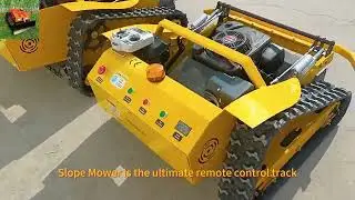 factory direct sales remote control caterpillar weed mower