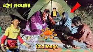Camping Survival challage in deep forest | 24 hours survival challenge | challenge video