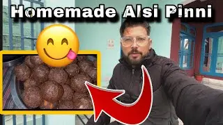 Ghar Pe Banayi Alsi ki pinniya😋|| Homemade Sweet Alsi Ladoo