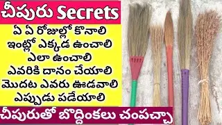 Bhroom Secrets - చీపురు గురించి తప్పకుండా తెలుసుకోవలసిన విషయాలు