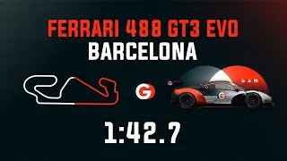 Barcelona 1:42.7 - Ferrari 488 GT3 EVO - GO Setups | ACC 1.9.5