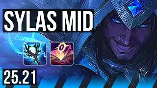SYLAS vs SYNDRA (MID) | Legendary | EUW Master | 25.21