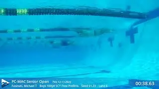 SwimClips E10 H6 Boys 100yd SCY Free Prelims