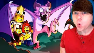 SAVED by THE BAT... (Cartoon Animation) @GameToonsOfficial REACTION!