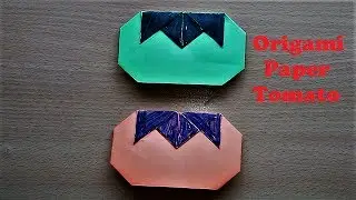 Making Origami Paper Tomato Tutorial - Step by Step Origami Tomato