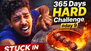 Chai Nahi Mili, Khana Barbaad 😭 | Tandoor Me Sakarkand Atak Gayi | 365 Days Hard Challenge Day 9