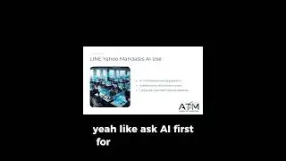 LINE Yahoo mandates all 11,000 employees to use AI for work #news #ai #line