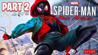 Marvel’s Spider-Man: Miles Morales 🕷️ | First Time Live Gameplay 🔥