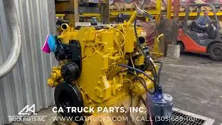 CAT 3126 DIESEL ENGINE TEST RUN 7AS 3126B @catrucks
