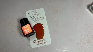Christmas in July! Diamine Inkvent 2023, Day 23, Fireside Snug
