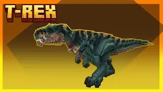 【Minecraft BE】 New dinosaur add-on creature showcase:Tyrannosaurus rex