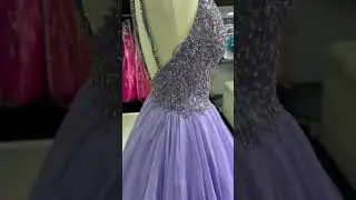 Dreamy Lilac Couture Pageant gown
