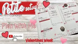 PETITE Plan With Me & NEW FOLIO SETUP | Erin Condren | Daily Planner