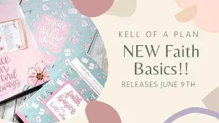 New Release from KellofaPlan! Faith Basics Sticker Book and Planner!!