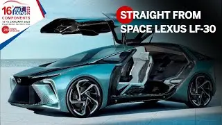 Auto Expo 2023: New electrified Lexus LF-30 looks like a bomb dropped from space! | Auto News