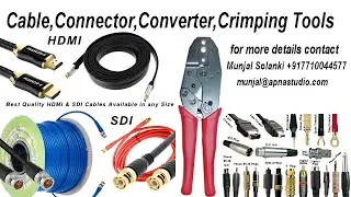 HDMI and SDI cables and converters