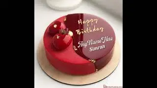 Simran birthday cake🎂camment me name likho 1h video mil jaigi 👍birthday status 🎈Sumit Singh Nayak