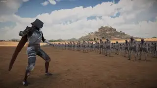 1 Alien Warrior VS 1000 Zombies | UEBS 2