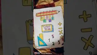 easy way border ka design assignment #decoration of math assignment 💛💓❤#shots #youtubeshorts