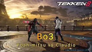 Unleashing the Mystic Blade: Tekken 8 Yoshimitsu vs Claudio (Xhk Asad) | Clash of Legendary Fighters