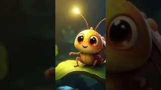 Inspiring story for kids☺ ✨ the glowing firefly 🔥#kids #cartoon short #animation #shorts #animals
