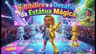 🗿 O CHÃO VIROU GELATINA?! 😱 Bibilice e o Desafio da Estátua Mágica (Jogo Musical 2026)