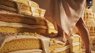 AI ASMR: Walking on Dreams 🍯🧀🍜 | Surreal Food Staircase Compilation