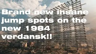 New Warzone insane jump spots on the new 1984 verdansk 🧗&zwj;♂️