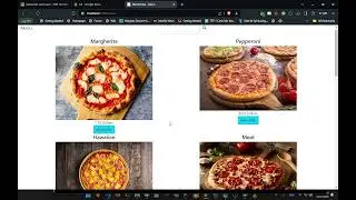pizza station menu using MVC ASP.NET