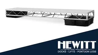 Mount Float Tank to Truss Floating Dock