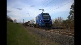 Lokomotion Stadler Euro9000 2019 310-2 mit Tonerdezug in Hanau Rauschwald