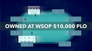WSOP $10,000 PLO Embarrassing Pot Loss