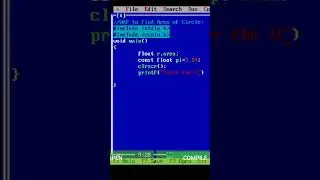 wap to find area of circle||write a program to find area of circle||c||c++||@codewithkaran2961