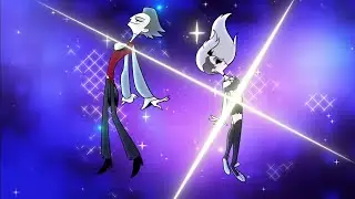 Stolas and Loona human disguise transformation [Helluva Boss S2 E2]