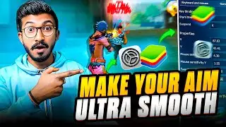 MAKE YOUR AIM ULTRA SMOOTH & GET ONLY HEDSHOT🎯😱  II BEST NO RECOIL SETTING FREE FIRE PC