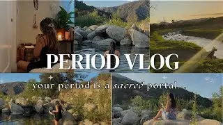 Self Care Rituals on my Period ⎹ A day on my moon cycle (period)