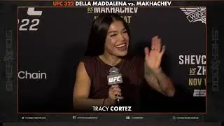 UFC 322 Media Day: Tracy Cortez Says that She is 