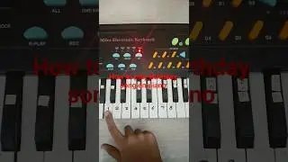how to play Birthday song on piano#pisng#phonk#music#birthdaysong #pianotutorial