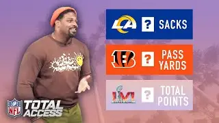 Super Bowl LVI Stat Predictions with Cam Jordan | NFL Total Access