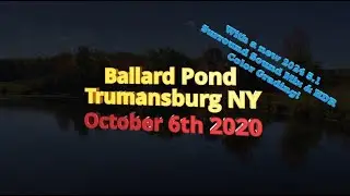 Ballard Pond (Autumn, October 6th 2020) NEW 2024 HDR Color Grade and 5.1 surround sound!